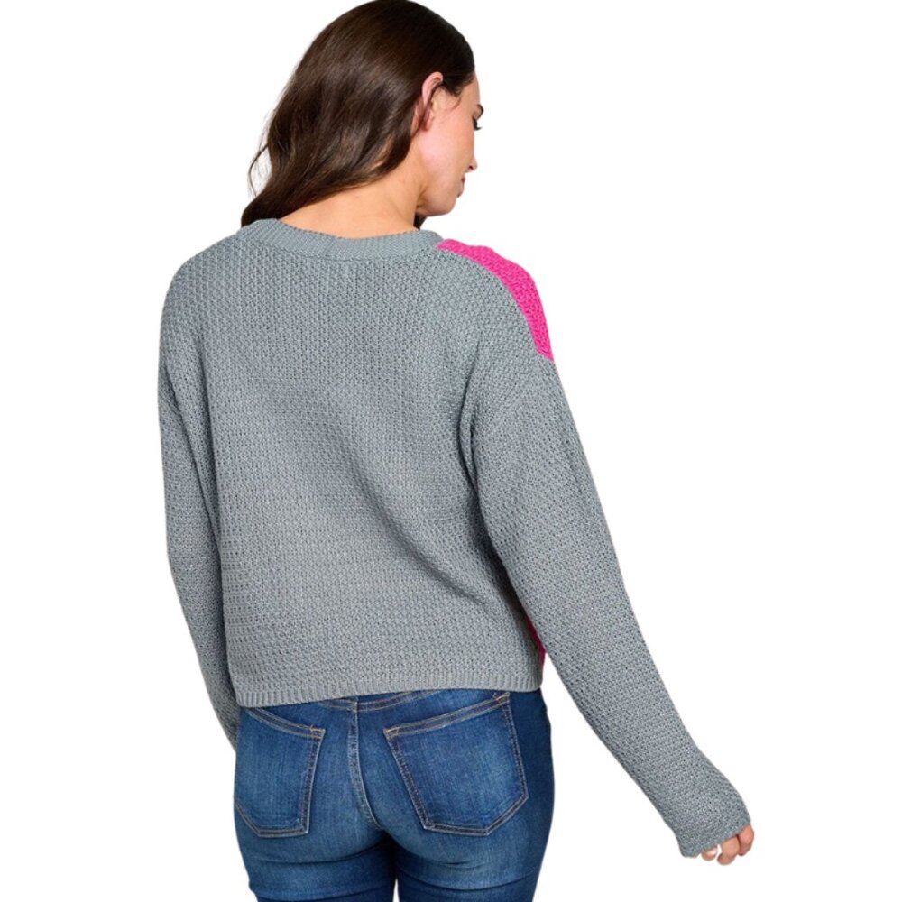 Color Block Cardigan - Picture 3 of 8